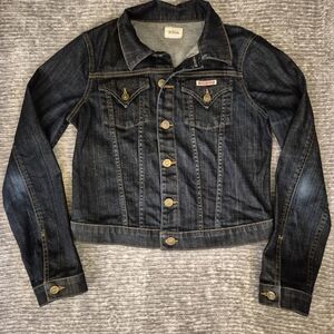 Hudson Jeans Women's Dark Blue Jean Jacket